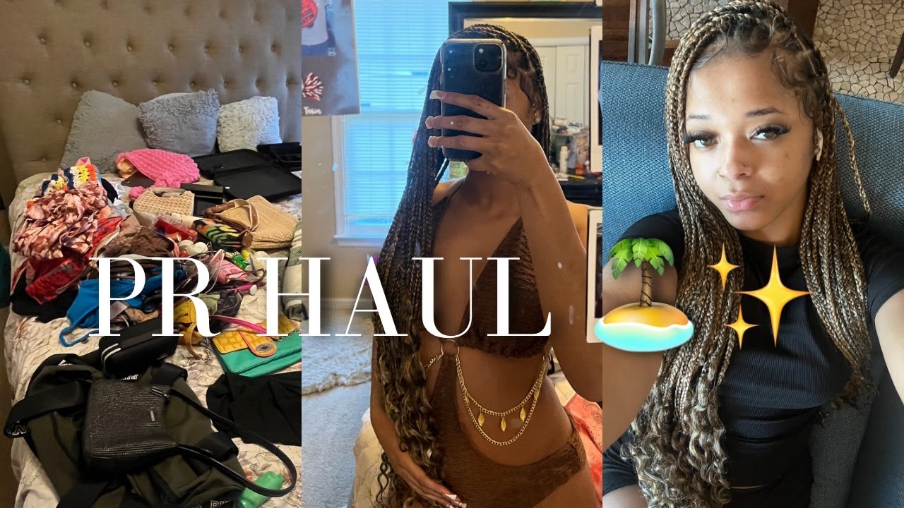 Puerto Rico clothing haul: GRWM for trip, Shopping, Airport, Haul PART 1 :)