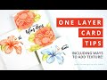 One Layer Card Tips