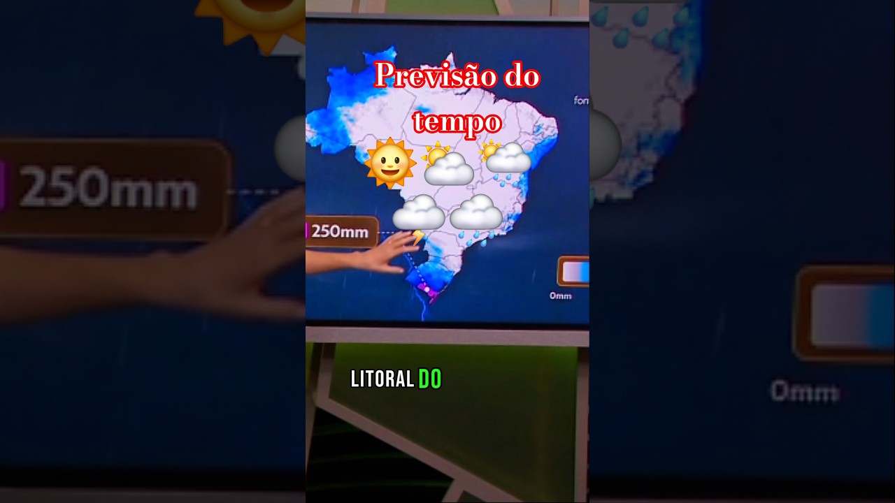 previsão do tempo para o seu domingo  16/08/26