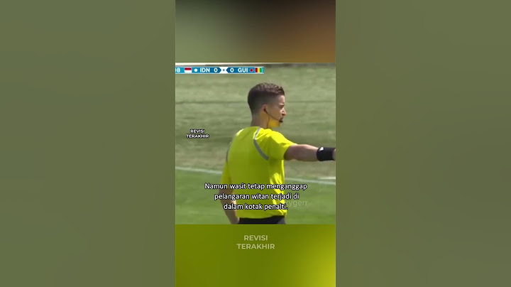 Dua keputusan janggal wasit Indonesia vs Guinea