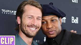 Glen Powell on Being Naked While Pitching Movie to Jonathan Majors