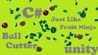 Simple game in unity || game like fruit ninja || Develop Games