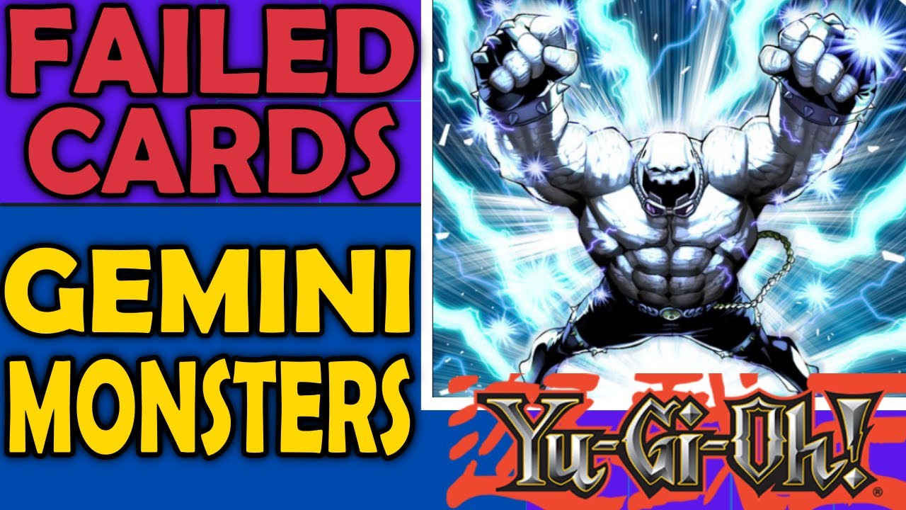 Gemini Monsters - Failed Cards and Mechanics in YuGiOh