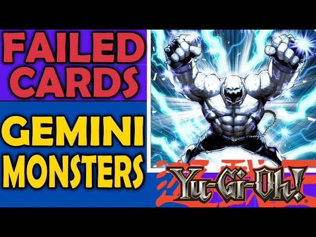 Gemini Monsters - Failed Cards and Mechanics in YuGiOh - YouTube Gemini Monsters - Failed Cards and Mechanics in YuGiOh - YouTube