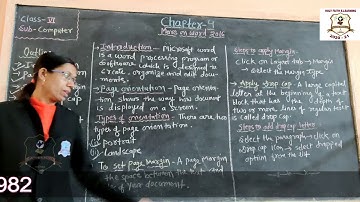 CLASS VI COMPUTER  CH    4  PART    1