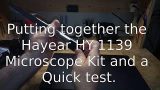 Famous Hayear HY-1139 34mp Microscope Camera Kit Assembly and Test. Net Worth