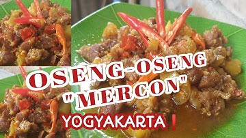 Resep Oseng oseng Mercon Daging Sapi Jogja, Oseng Mercon Pedas Nampol Banget!