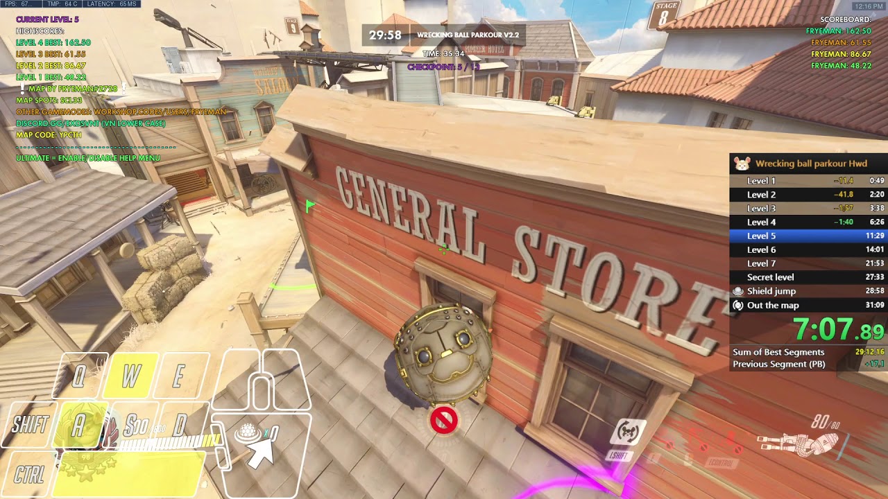 Wrecking ball parkour Hollywood full walkthrough