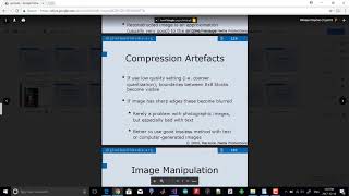 Compression Artefacts