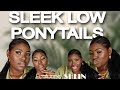 Simple Sleek Low Ponytail  w/ Side Part on Natural 4c Hair | NO HEAT | SOUTH AFRICAN YOUTUBER