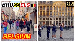 Brussels City Tour / Belgium 🇧🇪 Walkthrough Street Of Brussels 2024