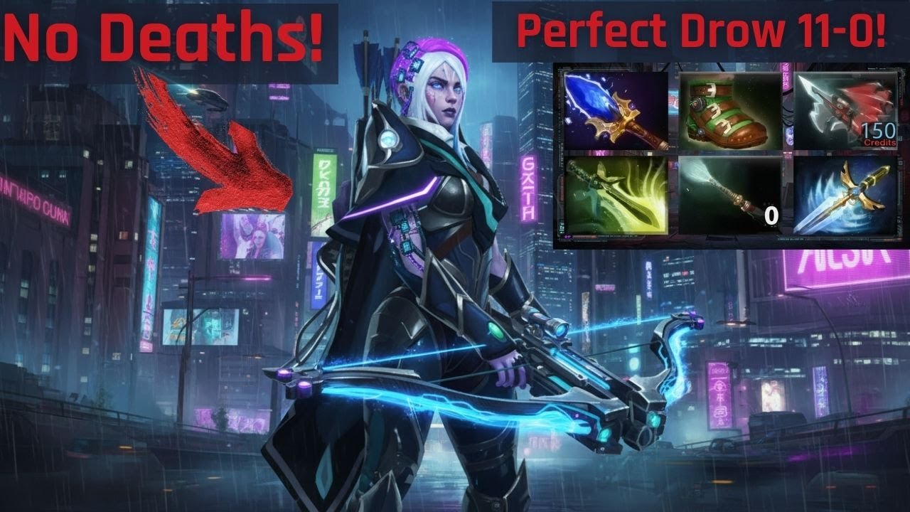 Perfect Game as Drow Ranger!  11 Kills and 0 Deaths 