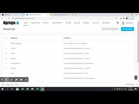 ¿como crear un mapping en one login?