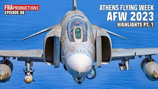 Athens Flying Week 2023 HIGHLIGHTS #1: F4 Phantom, T2, Mirage, Rafale, Tornado,...