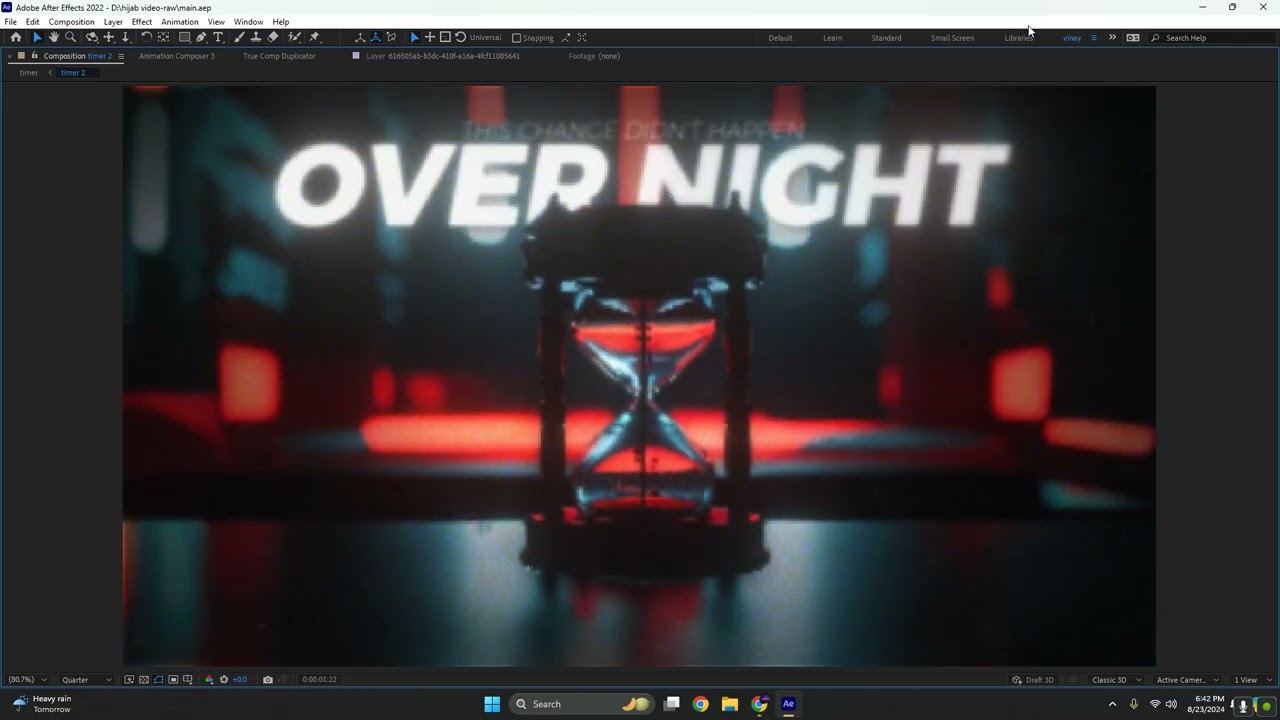 sand clock animation