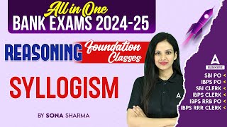 Syllogism in One Shot | Reasoning Classes | Bank Exams 2024 | By Sona Sharma