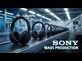 How Headphones Are Made in Factory | Sony Production Line