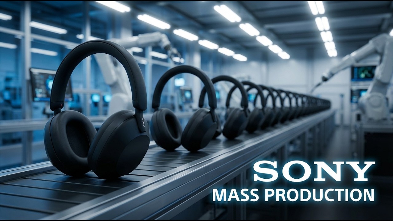 How Headphones Are Made in Factory | Sony Production Line - YouTube
