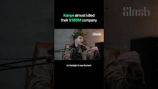 Kanye almost killed my $185M dollar company @SlashFinancial
