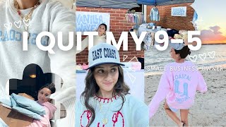 I QUIT my corporate 9-5 ✨ why I did it + how I’m building my dream life as a small business owner