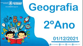Representações dos Lugares - Geografia   2º Ano - 01/12/2021