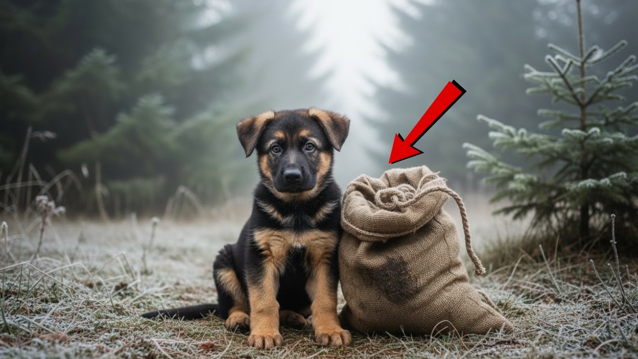 Щенок ОХРАНЯЛ мешок в мороз. Когда лесник развязал его — НЕ ПОВЕРИЛ глазам...