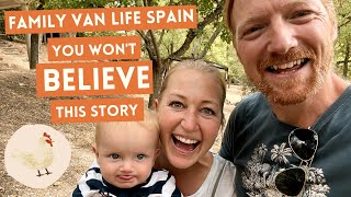 A chicken, some cheese, and a large rock | Van life Spain with the Newbys