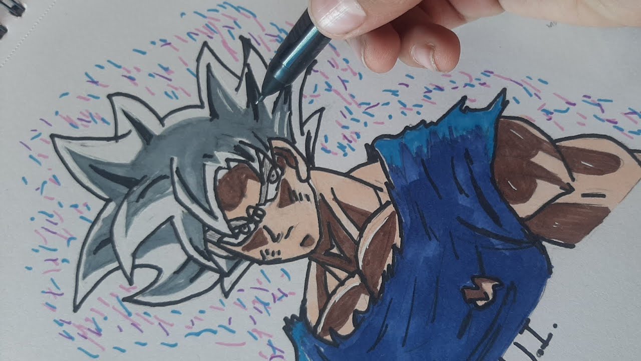 Goku MUI Part 2 Colouring finale YouTube