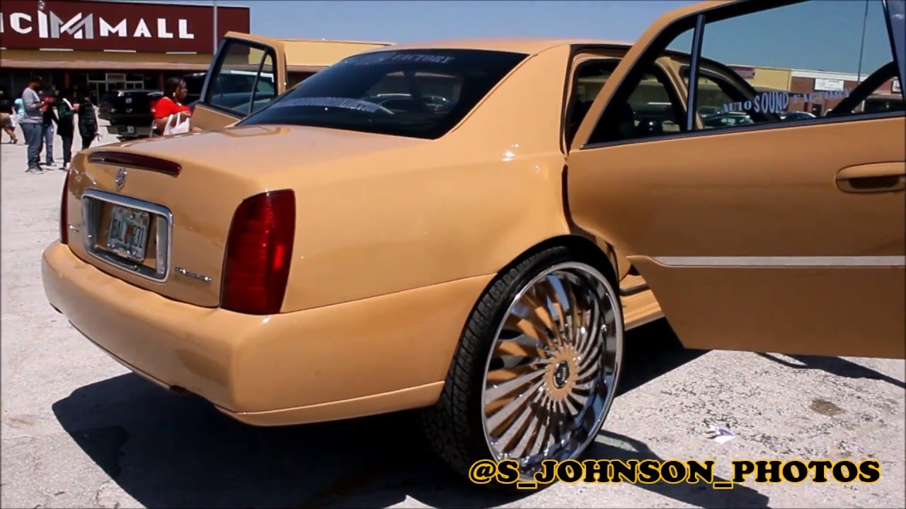 Cadillac Deville On 30 Inch Dub Wheels In Hd Youtube