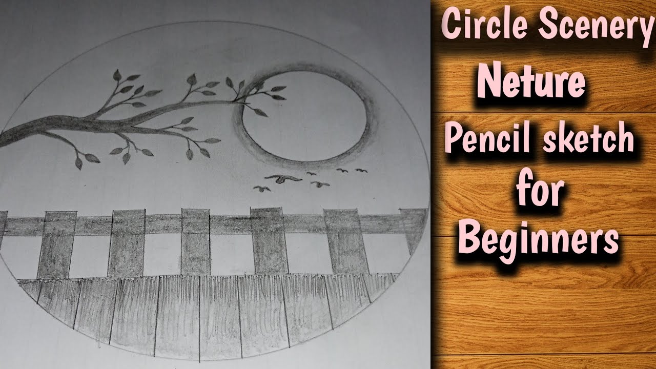 How to Draw Beautiful Scenery By Pencil || Easy Step by Step Pencil ...