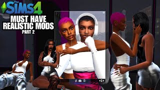 Sims 4 Realistic Gameplay Mods Part 2 | 30  Links Included | Selfie Mod, LGBTQIA  Mod | The Sarah O.