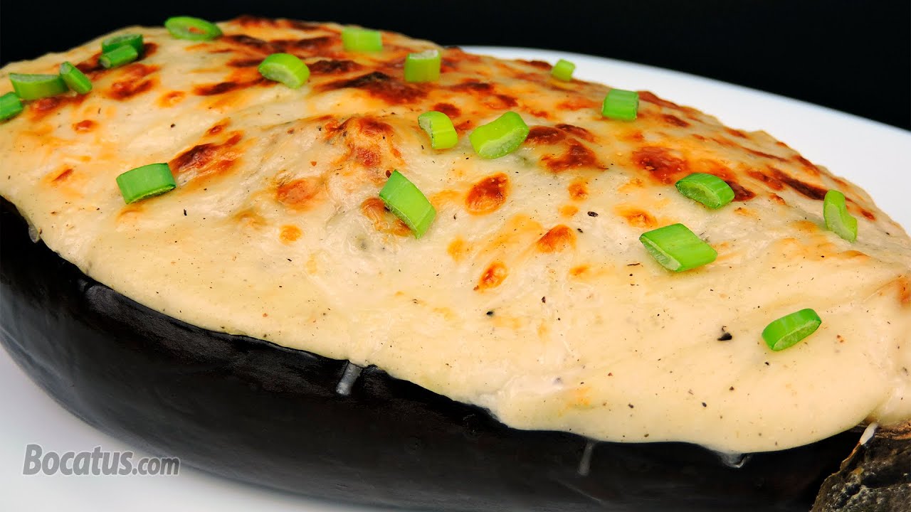Berenjenas rellenas de pollo