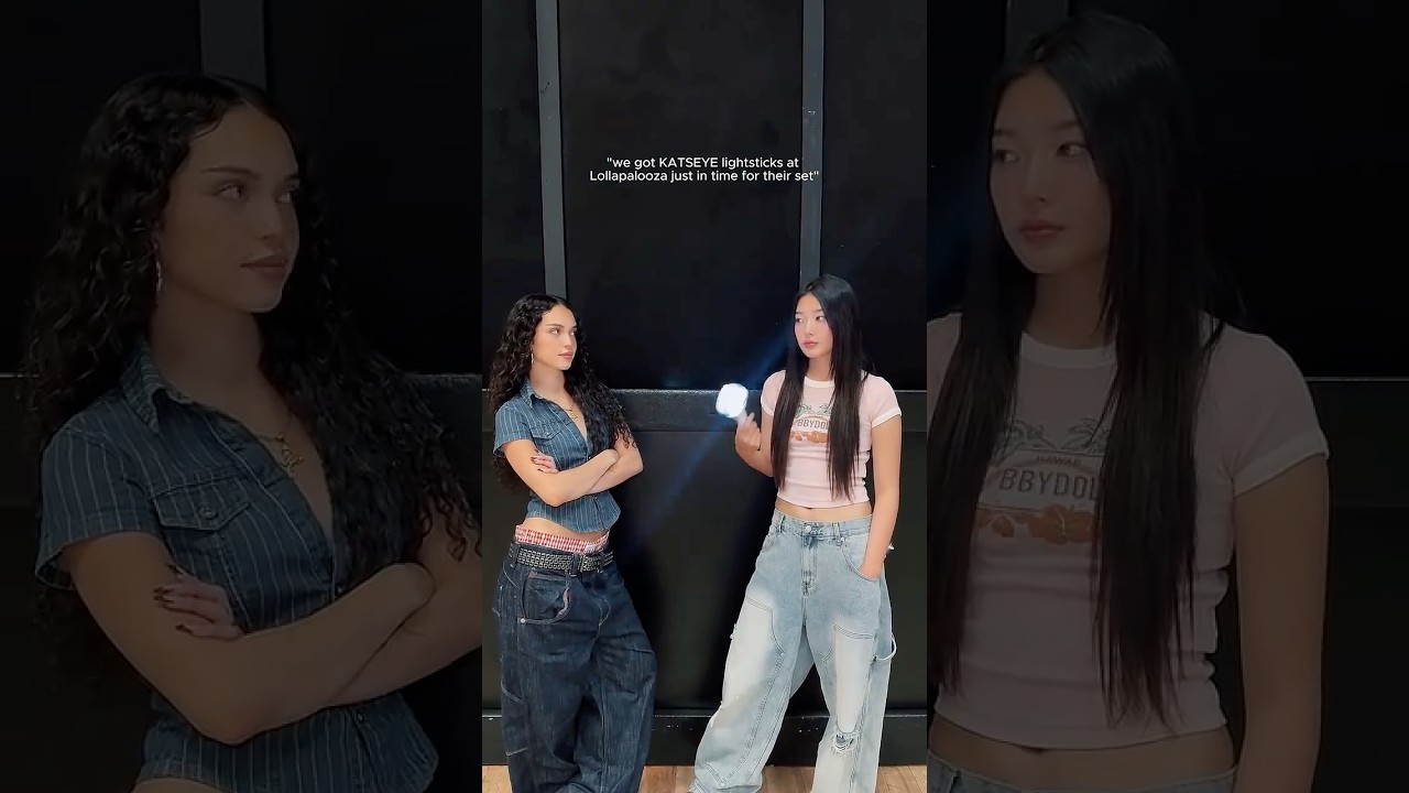 my dream date is waving the KATSEYE official light stick in the air at 