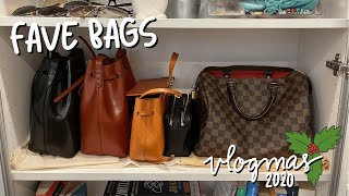 vlogmas 2020 | episode sixteen | favourite bags
