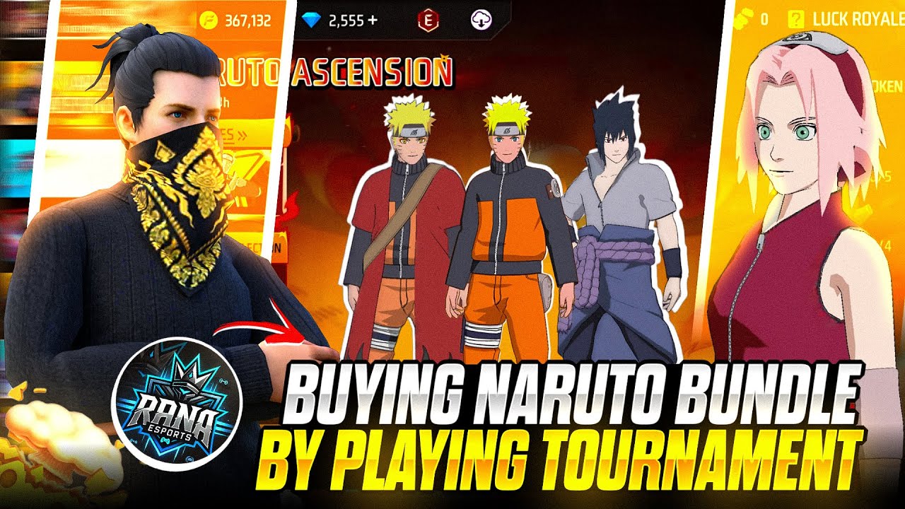 Free Naruto bundle Buy Playing Tournament EP 2 | Free Fire Survival Tournament Gameplay