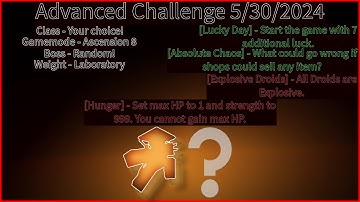 Advanced Challenge 5/30/2024 - Randomly Generated Droids