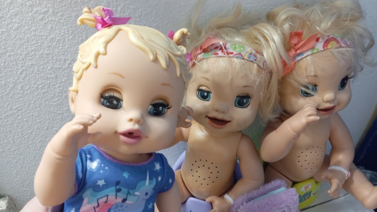 Potty Training with Baby Alive Learns to potty twins YouTube