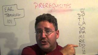 Music Lesson: ET 101-0 - Prerequisites for Ear Training 101