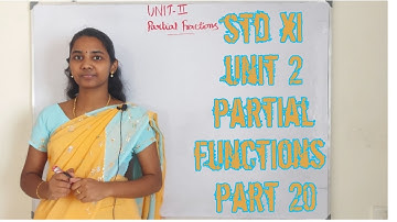 Standard 11 - Maths - UNIT 2 - Partial Functions - Example 2.25-Example 2.26-Example 2.27-Part 20