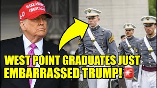 West Point Grads HUMILIATE TRUMP In The Middle Of His Speech🚨