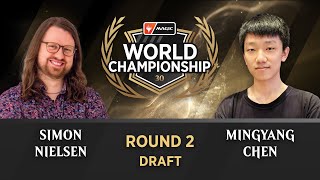 Round 2 | Simon Nielsen vs Mingyang Chen | Draft | #MTGWorlds
