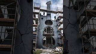 abandoned gitar house restoration short video #architecture #viralshort #home