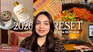 2026 RESET *Realisitic*⭐️ Planner setup, vision board, healthy habits, goals, routines & selfcare 💕