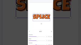 Splice Text Effect in Canva 🔥 | Split Text Design Tutorial 2026 #2026 #shortsfeed #shorts