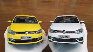 1:18 Diecast model car/ Volkswagen Polo vs Polo GTI review [Unboxing]