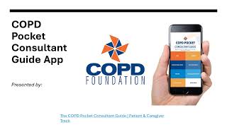 How to use the COPD Pocket Consultant Guide App