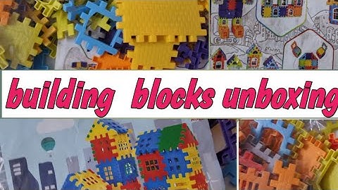 Building blocks for kids/Building blocks toy unboxing/best blocks for kids