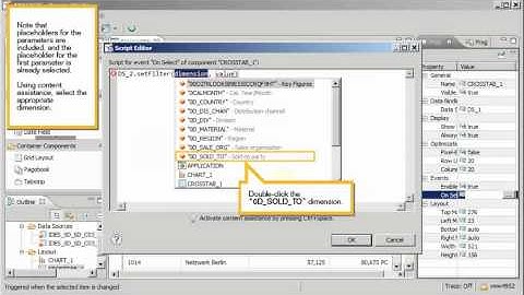 Set Up an Analytic Components as a Filter  Design Studio ~Msayedsap.avi
