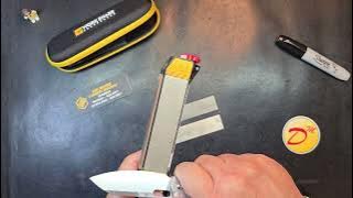 Sharpening #worksharpfieldsharpener #timbersedgeknives #knifedisassembly
