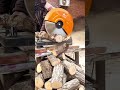 Cutting Small Logs with a Circular Saw for Uniform and Efficient Wood Preparation